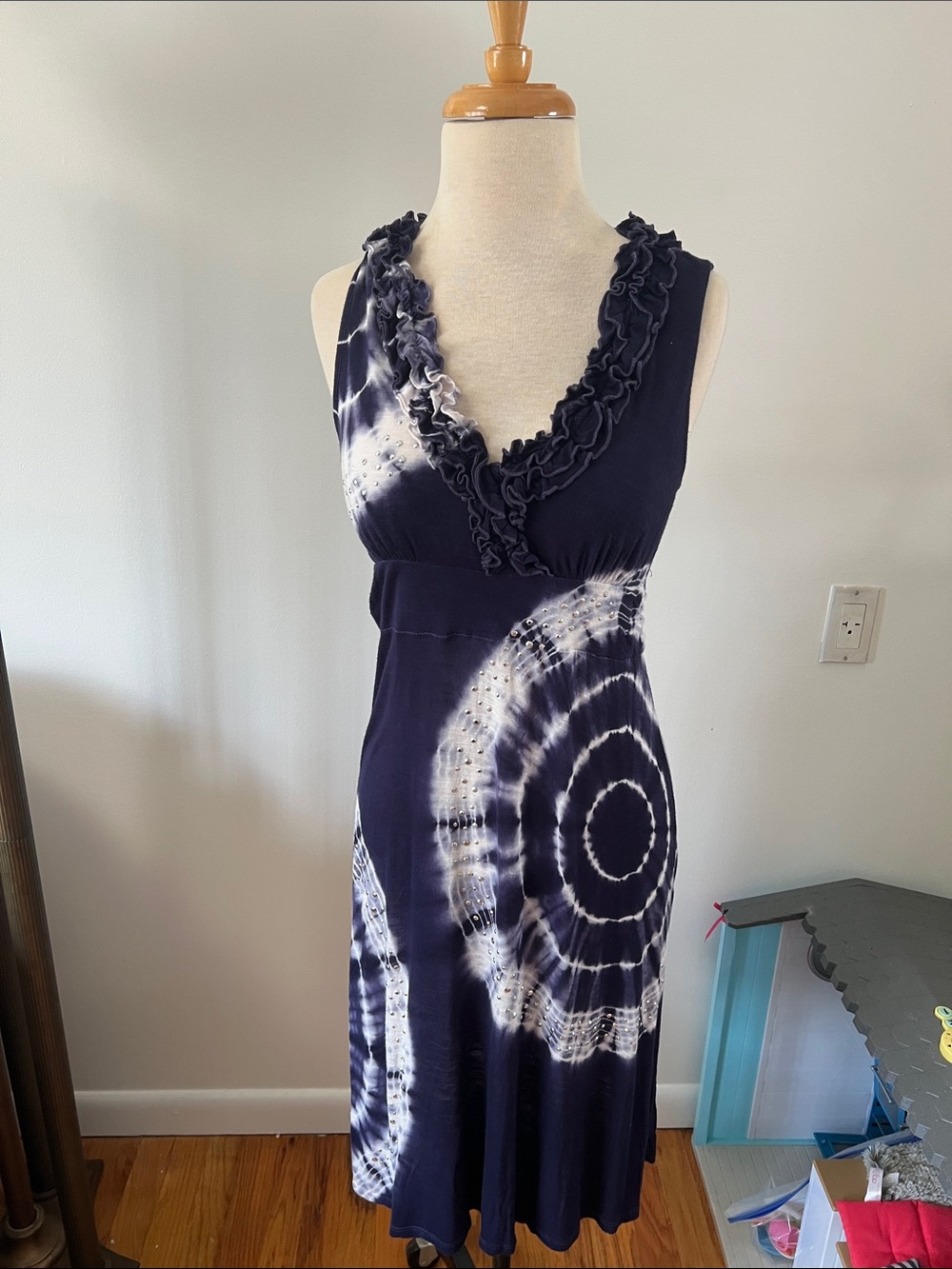 INC tye dye dress
